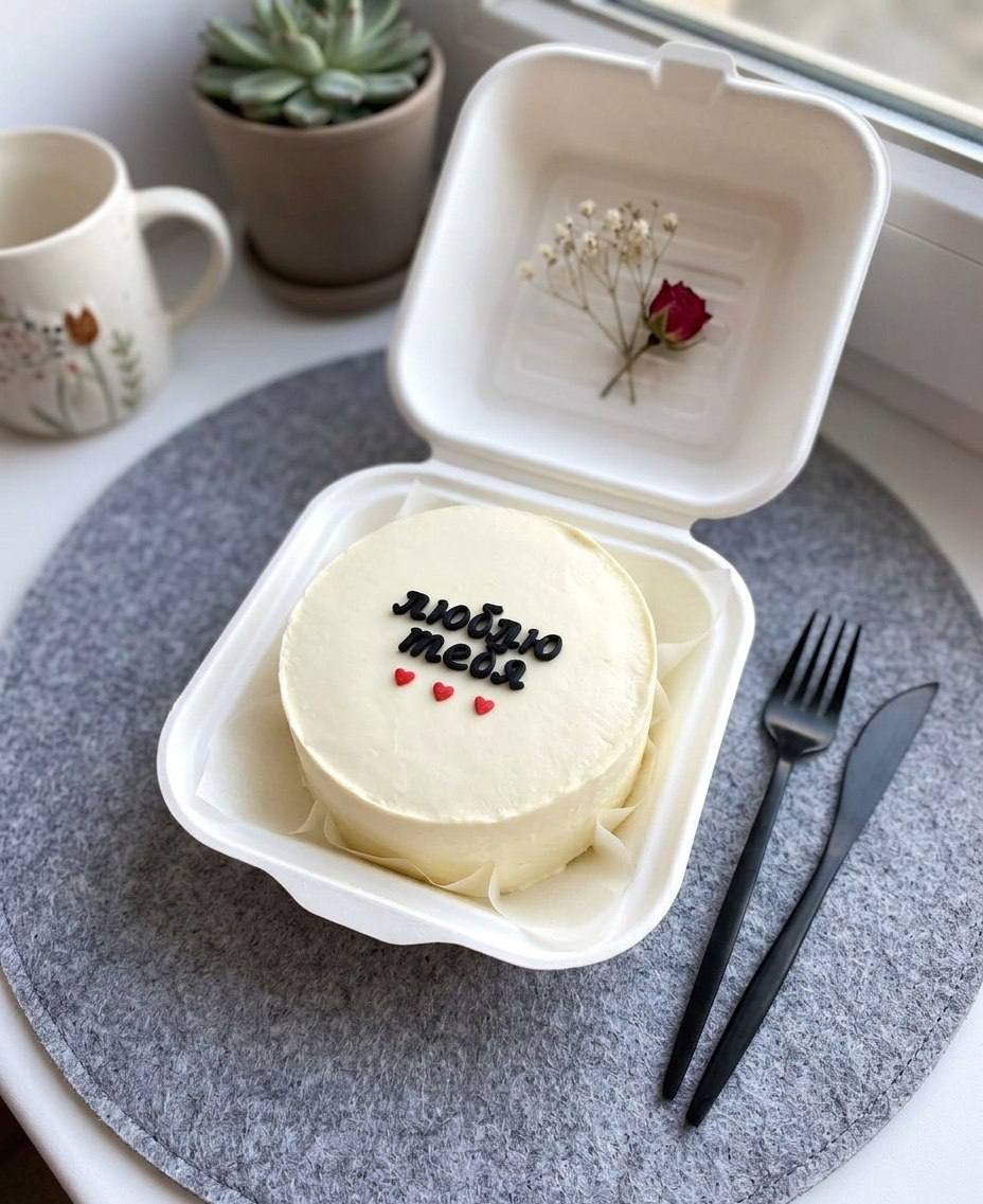 Бенто - торт «Люблю тебя»